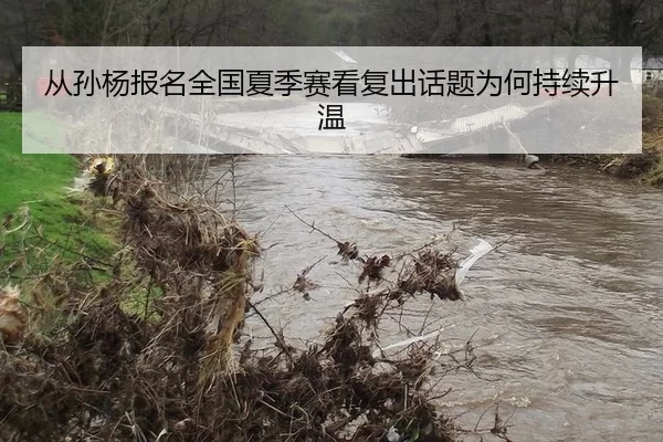 从孙杨报名全国夏季赛看复出话题为何持续升温